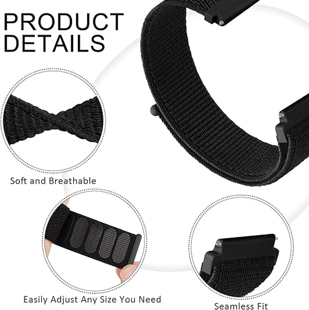 Nylon Breathable Loop Watchban - огляд і ціна Sport Loop Velcro