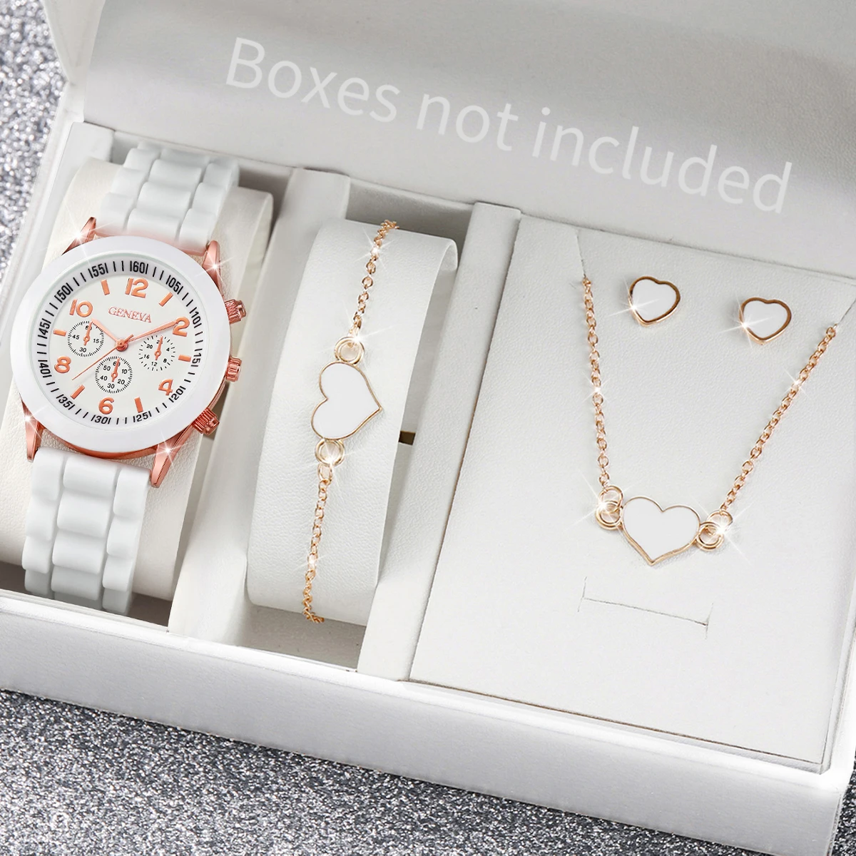 5/6PCS Fashion Women Watches C - огляд і ціна Silicone Band Women