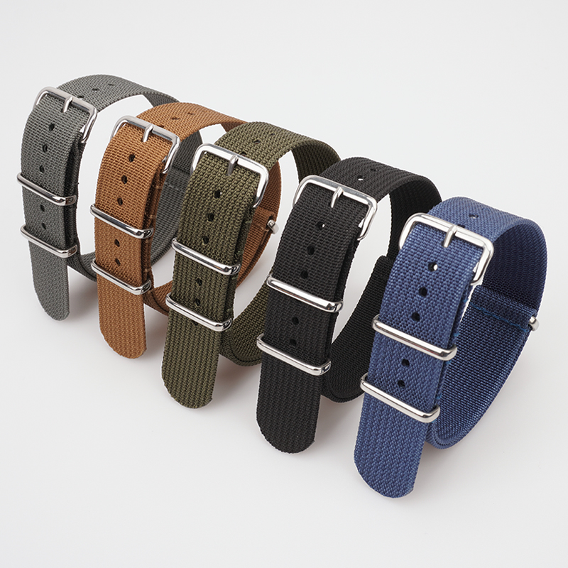 Ribbed Nylon Strap For Seiko M - огляд і ціна Nato Strap Nylon