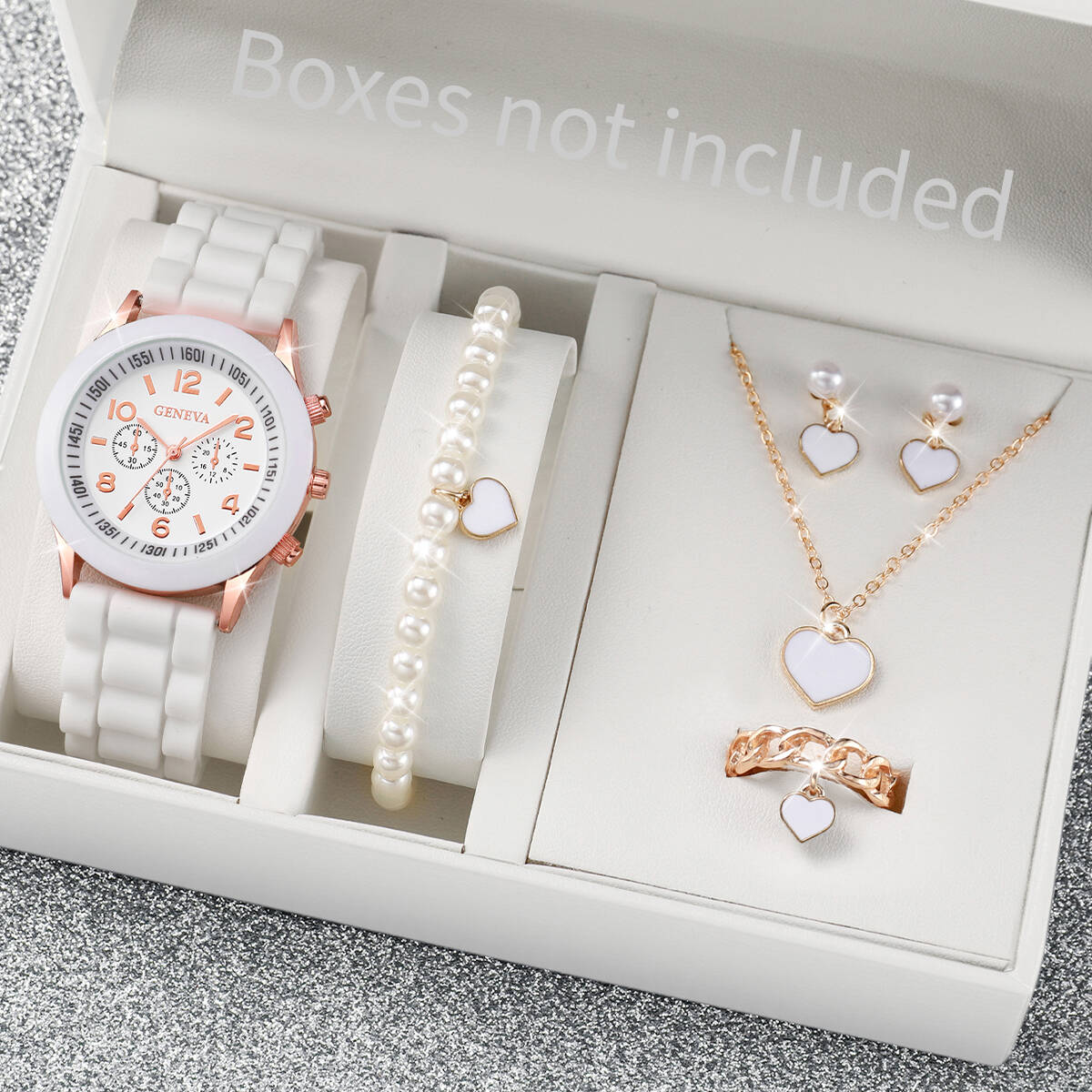 5/6PCS Fashion Women Watches J - огляд і ціна Silicone Band Women