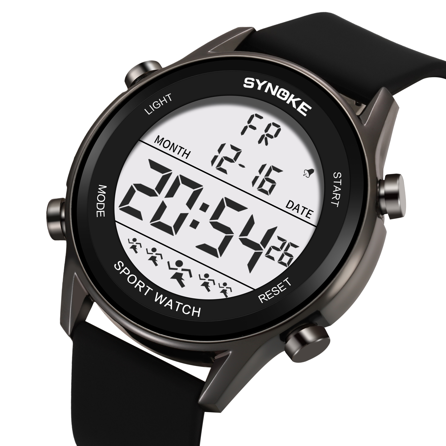 Digital Watches For Men Waterp - огляд і ціна Rubber Strap Diver
