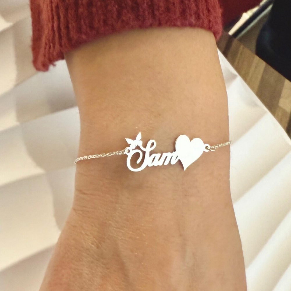 Custom Butterfly Name Bracelet - огляд і ціна Butterfly Clasp Deployant