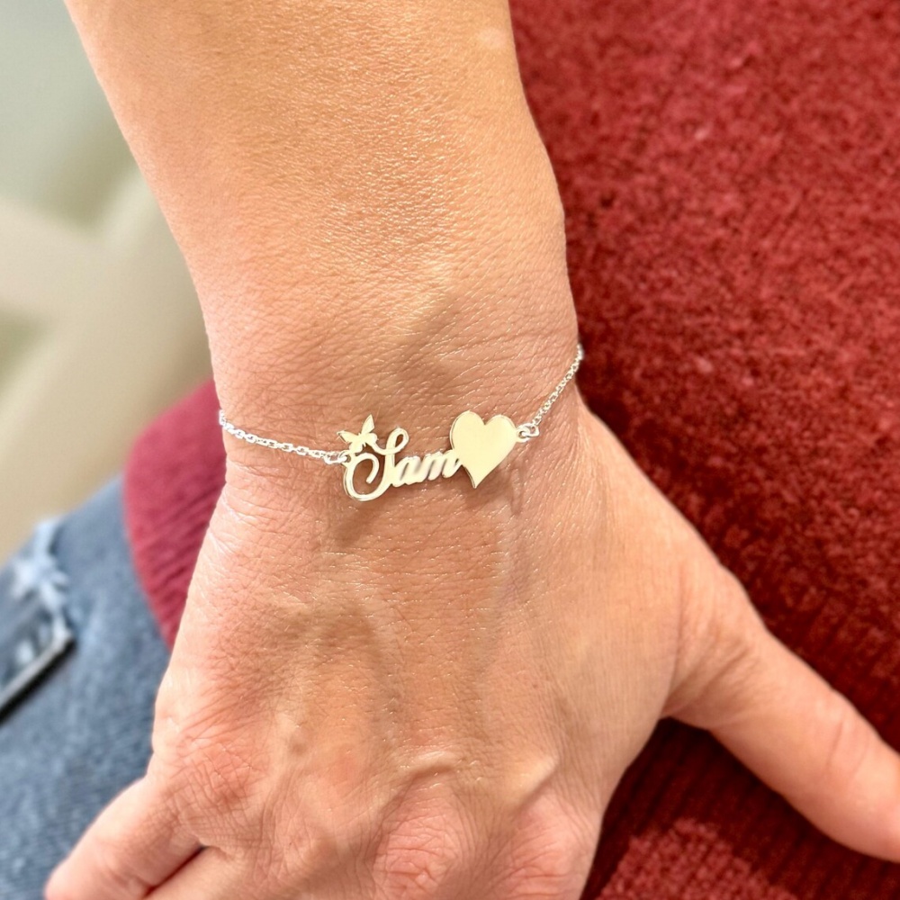 Custom Butterfly Name Bracelet - огляд і ціна Butterfly Clasp Deployant