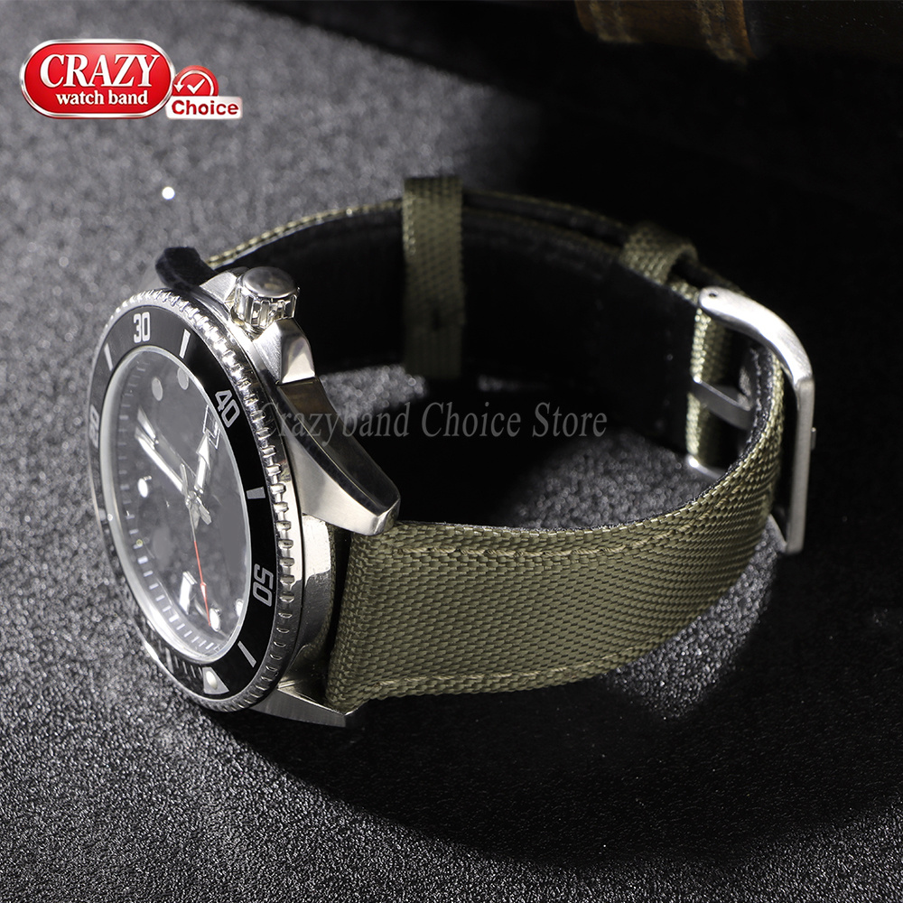 20mm 22mm Canvas Leather Weave - огляд і ціна Canvas Strap Watch