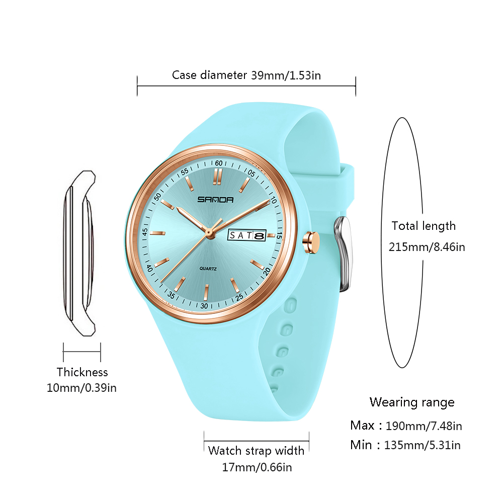 Fashion Calendar High Guality  - огляд і ціна Silicone Band Women