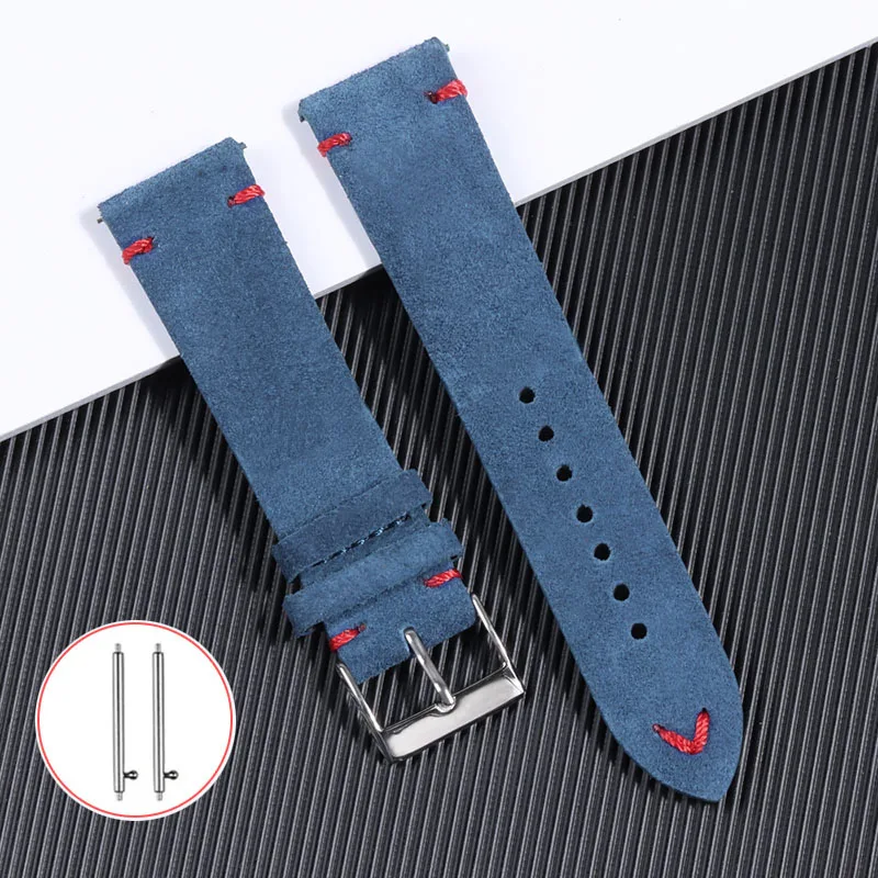 18mm 20mm 22mm High Quality Su - огляд і ціна Suede Strap Watch