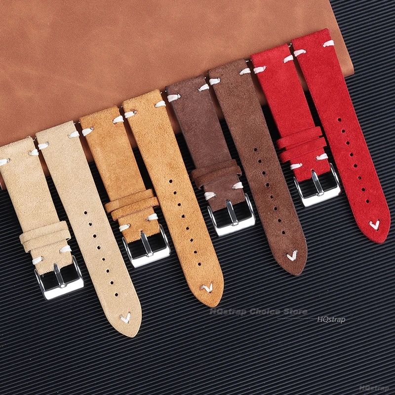 18mm 20mm 22mm High Quality Su - огляд і ціна Suede Strap Watch
