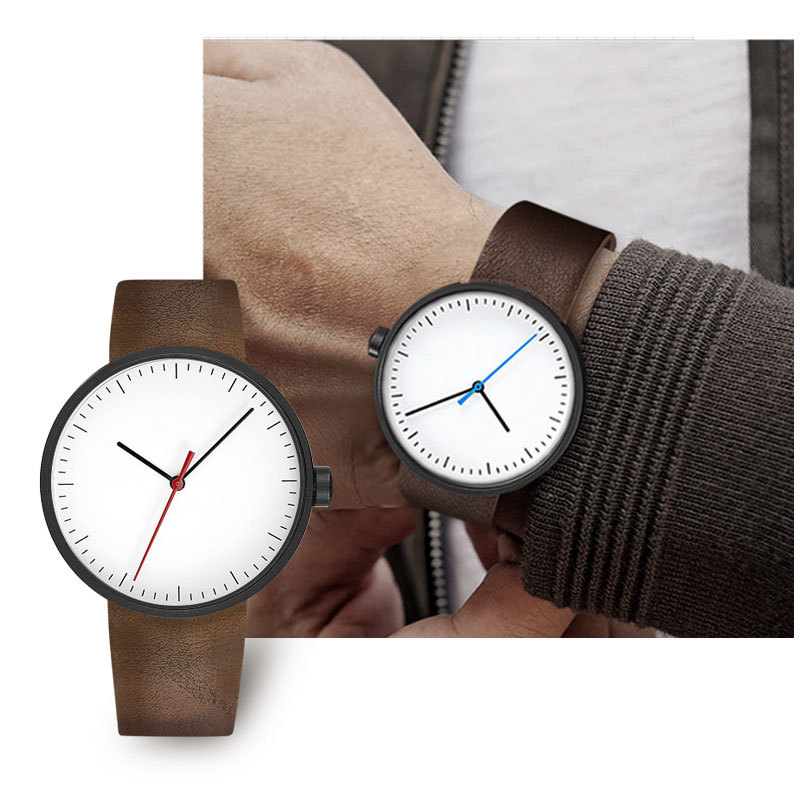 UTHAI Watch Men Simple Trendy  - огляд і ціна Leather Watch Band Men