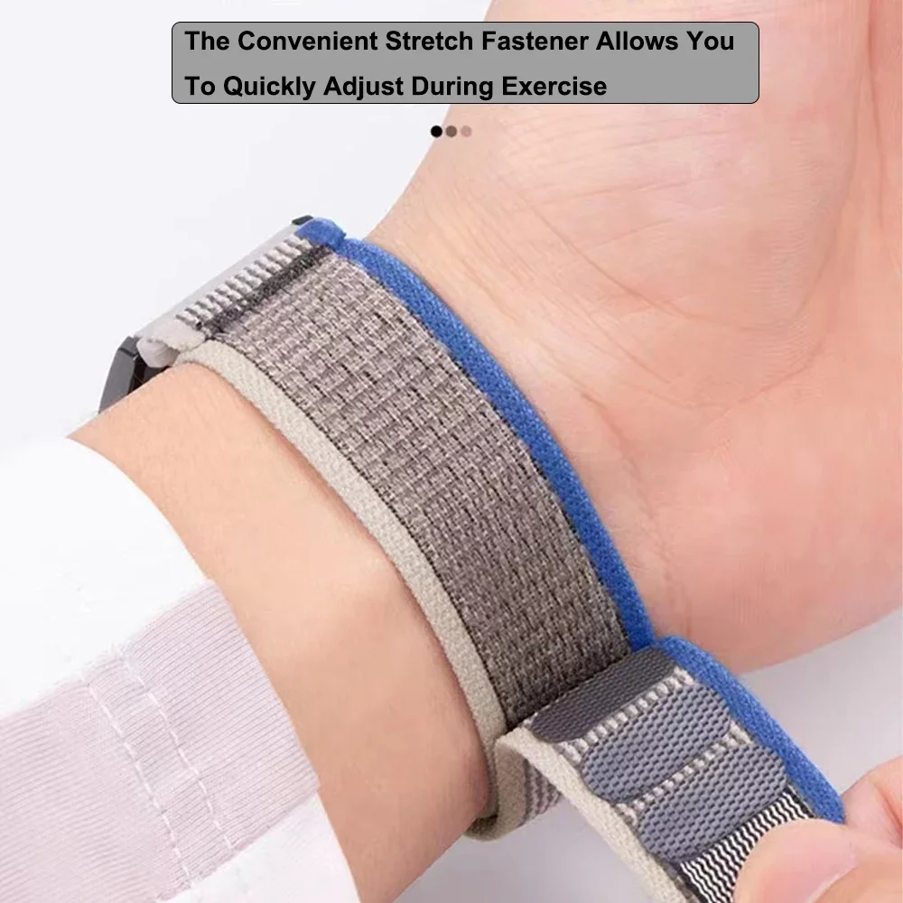 20/22mm Trail Loop Watchband F - огляд і ціна Sport Loop Velcro