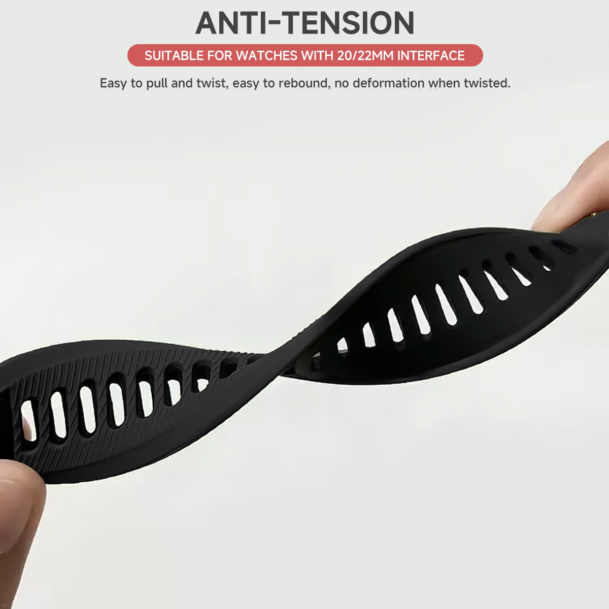 22mm 20mm Silicone Band for Hu - огляд і ціна Silicone Watch Band 22Mm
